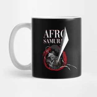 afro samurai warrior - black power Mug